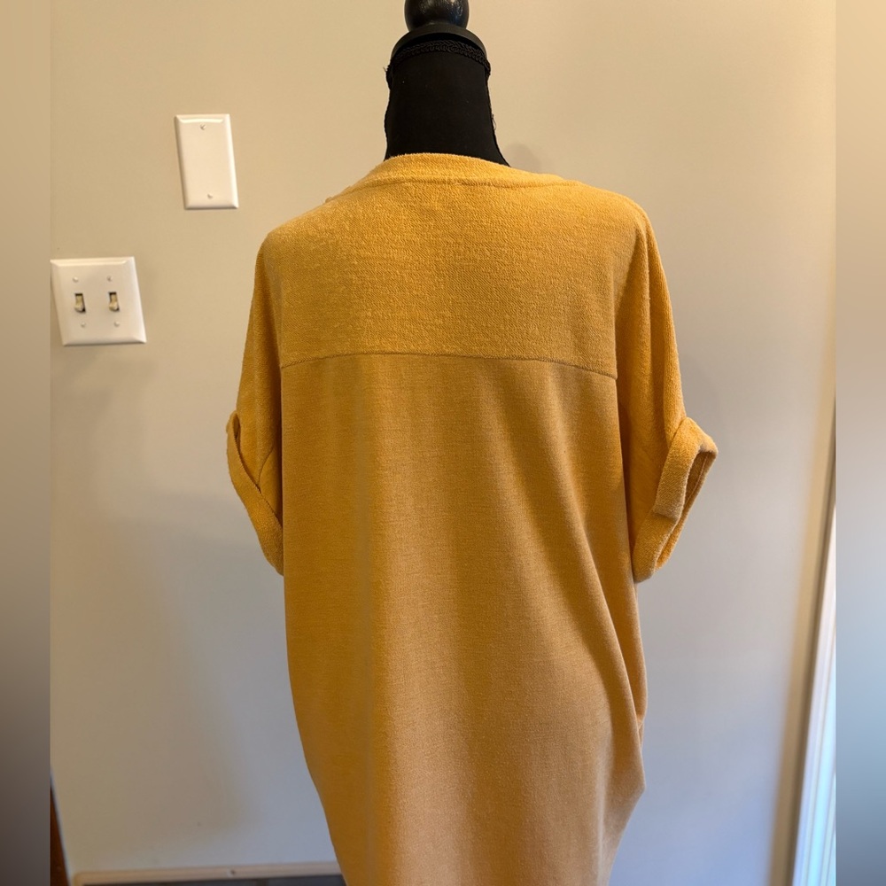 Umgee Mustard Mini Dress - Picture 3 of 6